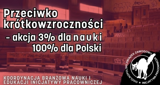 Przeciwko krótkowzroczności – akcja „3% dla nauki, 100% dla Polski”